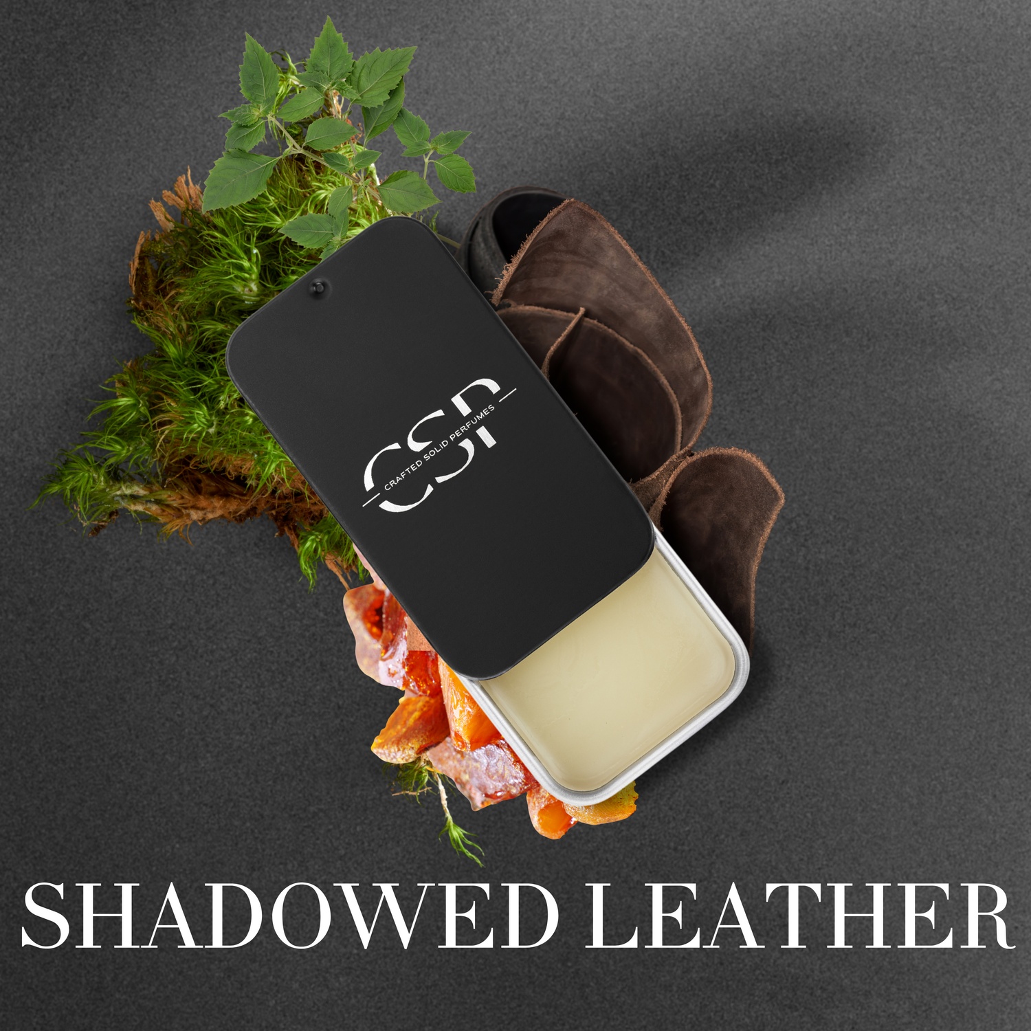 Shadowed Leather - Crafted Solid Perfumes